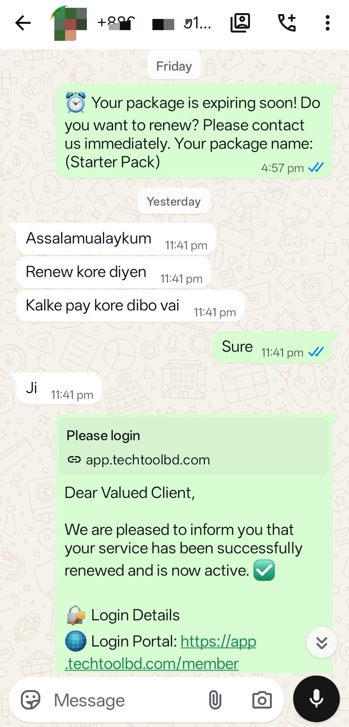 Client screenshot