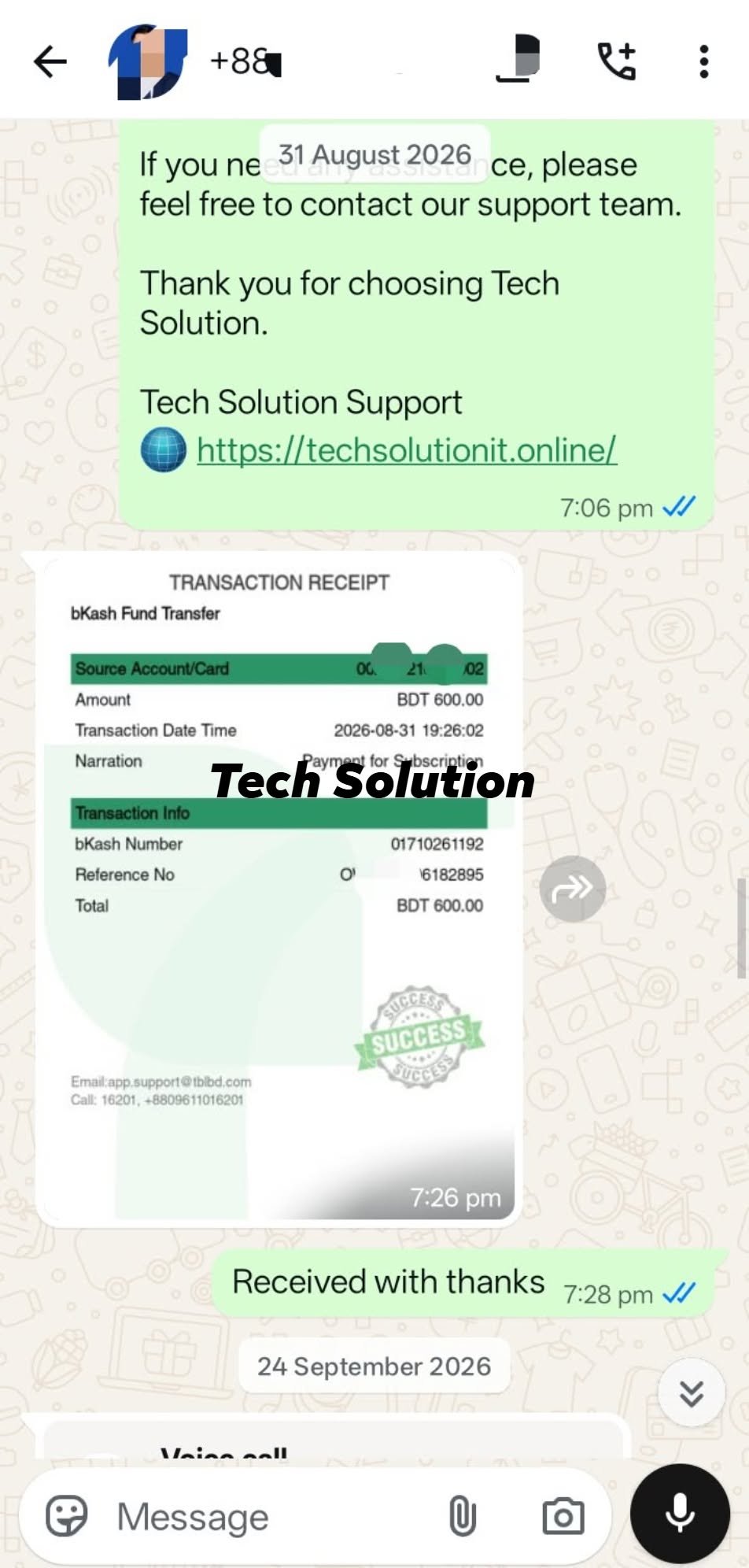 Client screenshot